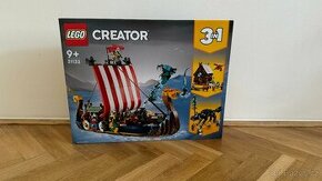 LEGO Creator 31132 Vikingská loď a mořský had