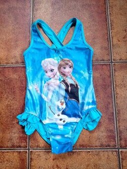Jednodílné plavky Frozen vel. 140/146