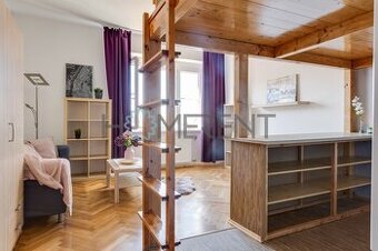 Pronájem bytu 1+kk, 30m² - Praha - Nusle