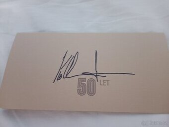 Pamětní list v podobě bankovky Jan Koller k výročí 50 naroze
