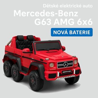 Dětské elektrické auto Mercedes-Benz G63 AMG 6x6