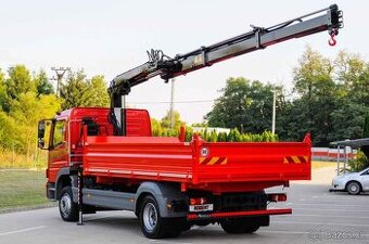 MERCEDES ATEGO 1222 TŘÍSTRANNÝ SKLÁPĚČ HYDRAULICKÁ RUKA EU5