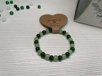 Handmade náramek - zelený 🟢