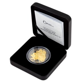 Stříbrná unc. inv.mince Český lev 2021 ruthenium