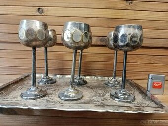 Velký tác 33cm s poháry 14cm