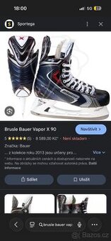 Brusle Bauer Vapor X90
