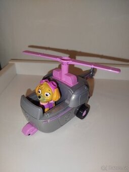 Tlapková patrola Skye +vrtulník