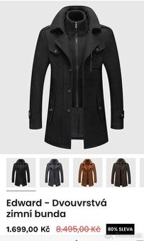 Dvouvrstvá zimní bunda