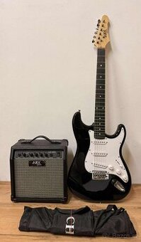 elektrická kytara ABX Guitars+KOMBO+ pouzdro na kytaru