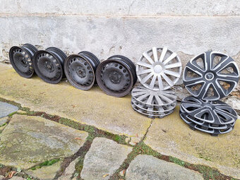 Disky Škoda 5x112-r15 + 2x poklice