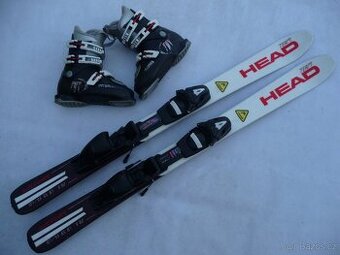 78. Detske lyže HEAD -107cm + boty TECNICA 34eu - SET