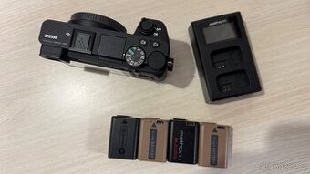 Sony Alpha 6500 + baterie + nabijecka