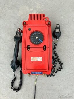 Důlní telefon TESLA.