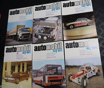 ROČNÍK 1981 ČASOPIS  AUTOMOBIL