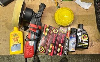 Orbitální leštička extol premium + vše pro detailng