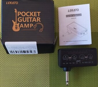 LEKATO PA-1 kytarový efektový, sluchátkový zesilovač