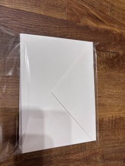 Prodám 30 ks bílých obálek C6 – Zuza Design (Pure White)