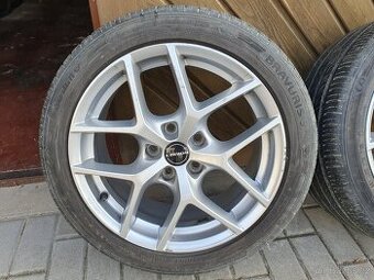 4x ALU 5x112 7,5Jx17 Borbet + letní pneu 225/45 r17
