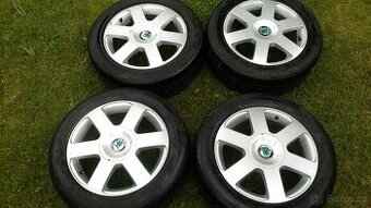 16 Alu kola Škoda Octavia, Superb letni pneu 5 mm