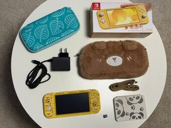 Nintendo Switch Lite Yellow + záruka + příslušenství