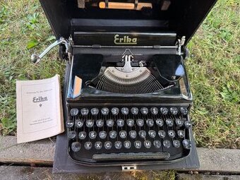 Psací stroj Erika 9, rok 1953 velmi zachovalý