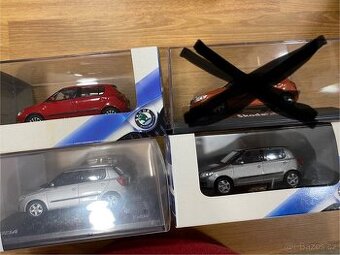Škoda Fabia II. - model 1:43, nový, různé druhy, ABREX