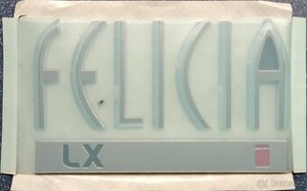 ORIGINÁLNÍ NÁPIS ŠKODA FELICIA LX i