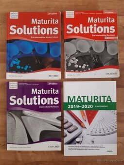 Angličtina (3díly) Maturita Solutions + MATURITA 2019-2020