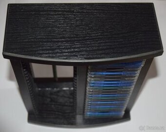 Minidisc MD minidisk box dřevěný HAMA na 48 MD + 24x MD