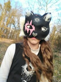 Kočičí Therian maska