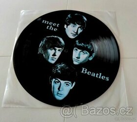 LP- THE BEATLES - Meet the Beatles (album, picture LP, Limit - 1