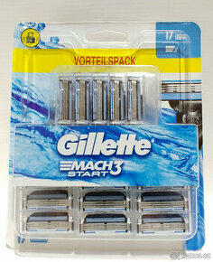 Gillette Mach3 náhradní hlavice 17 ks