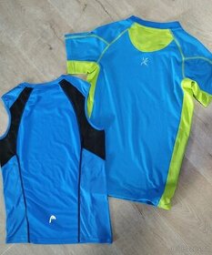 Sportovní tričko + tílko vel.164 - 1