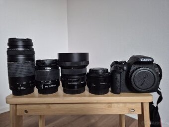 Canon EOS 2000D + sada objektivů