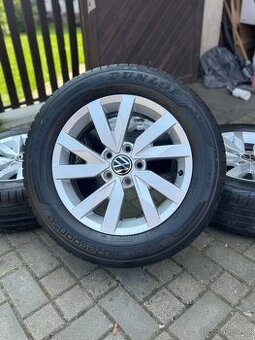 ORIGINÁL Alu Volkswagen ARAGON R16, 5x112 - TOP STAV, LETNÍ