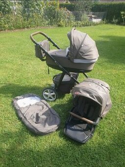 Dětský kočárek Espiro Next - hnědo-černý