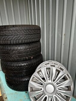 4x zimní pneu a ocelové disky 195/55 R 15