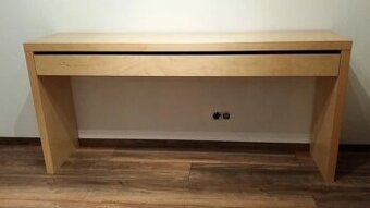 IKEA MALM stolek + sklo