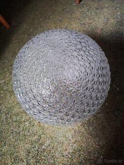 Retro skleněné stropní svítidlo ve tvaru koule