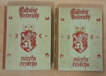 Kalendář historický národa českého I., II., vydaný 1940