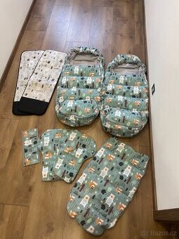 Fusak, madlo, podložky, rukávník