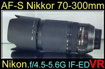 Nikon AF-S Nikkor 70-300mm f/4.5-5.6 ED VR FX