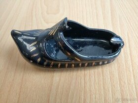 Bota popelník dekorace keramika 13 cm