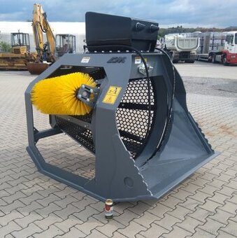 Prosévací lopata-pouze s kartáčem