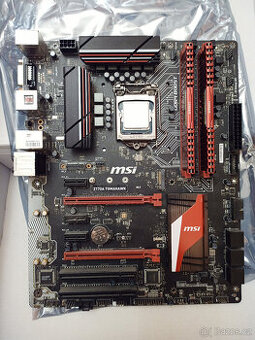 Komponenty po upgradu sestavy