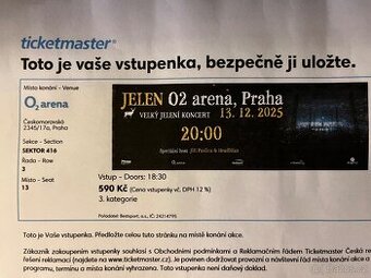 JELEN O2 arena, Praha 13.12.2025