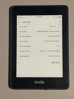 Amazon Kindle Paperwhite 10. gen čtečka knih 8GB 3