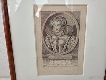Jeanne D'albret - rytina