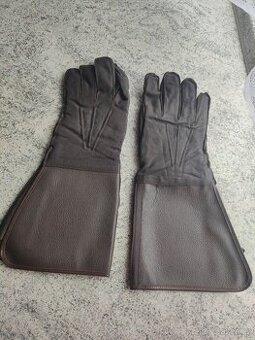 Originální kožené moto retro rukavice