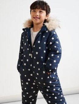 ☘️ Dětská HVĚZDIČKOVÁ KOMBINÉZA zimní overal vel. 110 ☘️